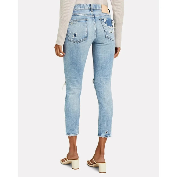 MOUSSY VINTAGE Billings Skinny Denim Jeans Blue Size 25 - Picture 3 of 10